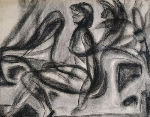 Beau féminin cubiste - féminin, au