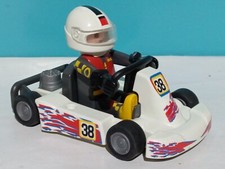 PLAYMOBIL KART FIGURINE PILOTE