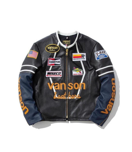 Vanson leather racing jacket - vanson,