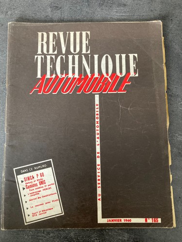 Rta revue technique - technique, n°165