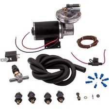 Electric Vacuum Pump Kit Hose Set for Brake Booster 12 V 18" to 22" Pompe à Vid