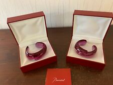 3 bracelets en cristal de Baccarat (prix à la pièce)