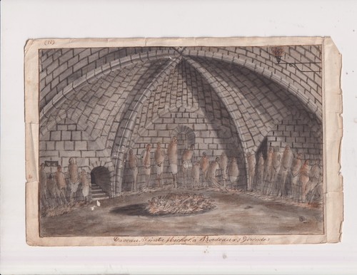 1830 fusain aquarelle - 1830., 2