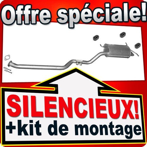 Silencieux arriere pour - silencieux,