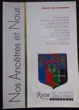 § nos ancêtres et nous Bourgogne N° 94 - 2eme trim. 2002 - généalogie, histoire