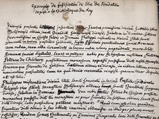 Lettre, Mémoire , Manuscrite