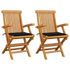 Lot de 2 Chaises de Jardin
