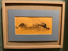 Nu féminin : tres belle aquarelle originale encre (lavis) alla romaniv 2004 cote