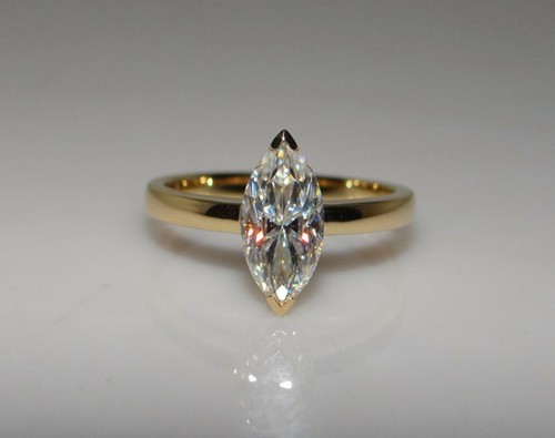 Bague mariage solitaire - de,