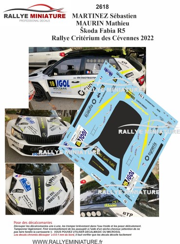 Decals ref 2618 skoda - 2618,