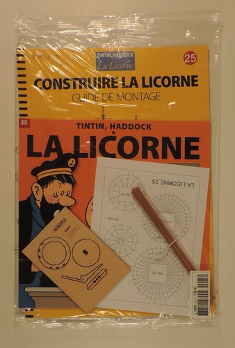 Tintin construire licorne - tintin, la