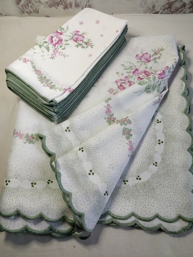 Nappe serviettes shabby chic - serviettes,