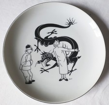 Assiette à dessert Tintin - Le Lotus Bleu - Axis