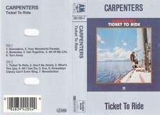 Carpenters Ticket To Ride - Cassette