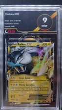 Carte pokemon Raikou EX CGG 9 Mint FRANCAIS Explorateurs obscurs 38/108 19990003