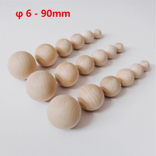 Boule ronde bois sans - boule, en