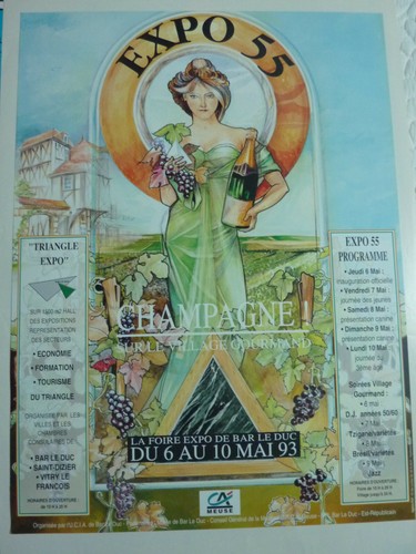 Affiche champagne bar duc - affiche champagne,