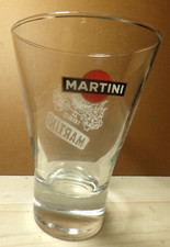 MARTINI ( VERMOUTH ) - VERRE PUBLICITAIRE - TBE - BAR & BISTROT
