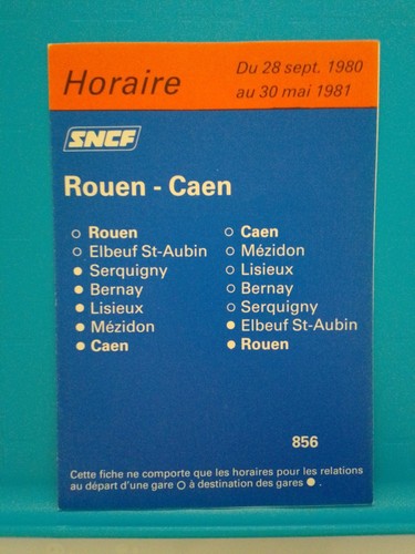 Horaires rouen caen - horaires,