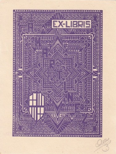 Exlibris livre art klischee - livre,