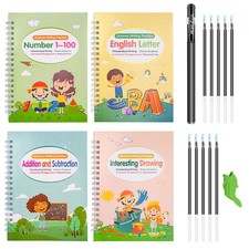 Lot de 4 cahiers magiques
