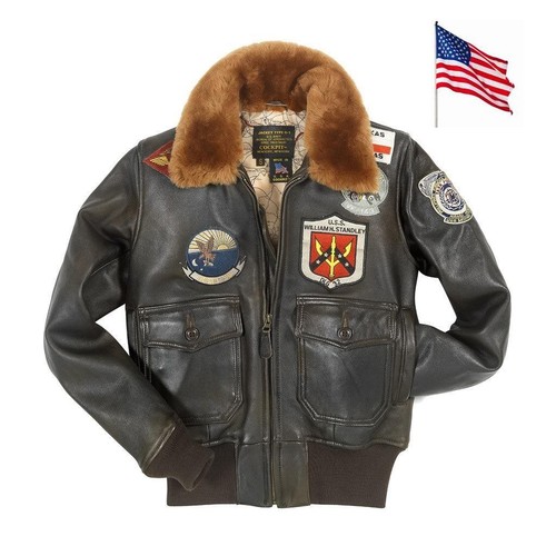 Blouson aviatrice cuir - aviatrice, top