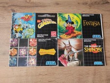 Lot de 4 notices / Méga Drive