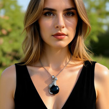 Collier pendentif panthère en