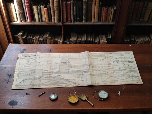 Plan avion ancien bois stern - plan,