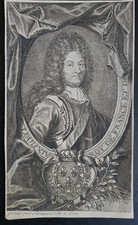XVIIIe Ou XVIIe Portrait Gravure Louis XIV Roi De France Seraucourt Lyon ART