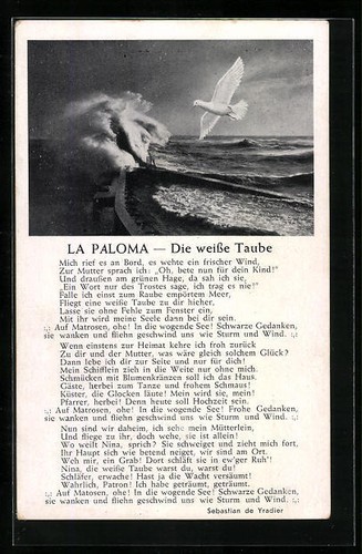 Paloma la colombe - ak,