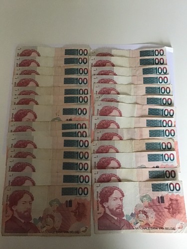Lot billets banque - de, 100