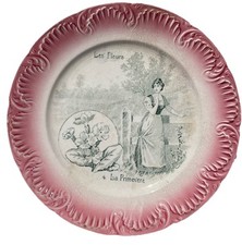 Assiette Digoin Sarreguemines