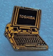 Pin toshiba laptop vintage - pin's,