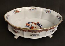 JARDINIERE CENTRE DE TABLE PORCELAINE RAYNAUD LIMOGES DECOR VIEUX CHINE DAMON