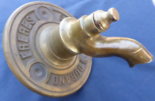 Ancien bec fontaine Grande rosace diamètre 16 cm DURAND FRERES NIMES laiton