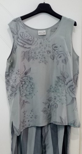 Ensemble soie pantalon - ensemble, en