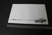 (MN5/N) Large Brochure 1968 CHRYSLER DODGE MONACO POLARA CORONET en français