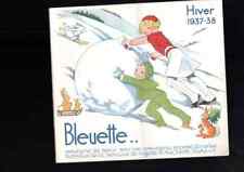 manon lessel rare livre ancien catalogue bleuette poupée enfant hiver 1937 1938