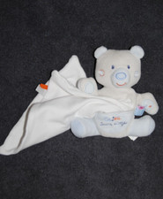 Doudou Ours Bleu Gris SUCRE