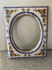 CADRE ANCIEN EN PORCELAINE DÉBUT XX