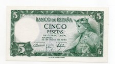 Billet, Espagne- 5 Pesetas  du