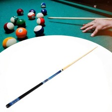 Queue de billard en bois de 145 cm, 1/2 fendue, pour les loisirs