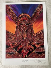 Druillet Ex-Libris Lone Sloane Cover DELIRIUS 2 ,XL BD Signé Fantasmagories NEUF