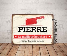 Plaque métal vintage