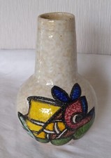 VASE VINTAGE CÉRAMIQUE DÉCOR