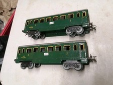 Lot De 2 WAGONS VOYAGEUR ECHELLE O  HORNBY 
