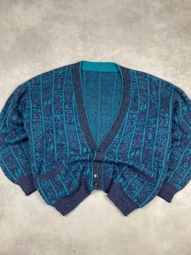 Pull cardigan maille - , vintage