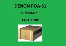Amplificateur stéréo DENON POA-S1 Repair KIT - tous les condensateurs