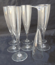 Série 8 flûtes champagne